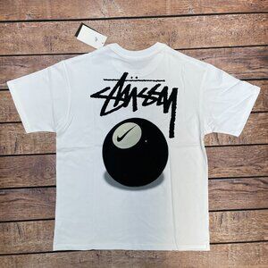 NEW Nike x Stussy 8 Ball T-shirt White